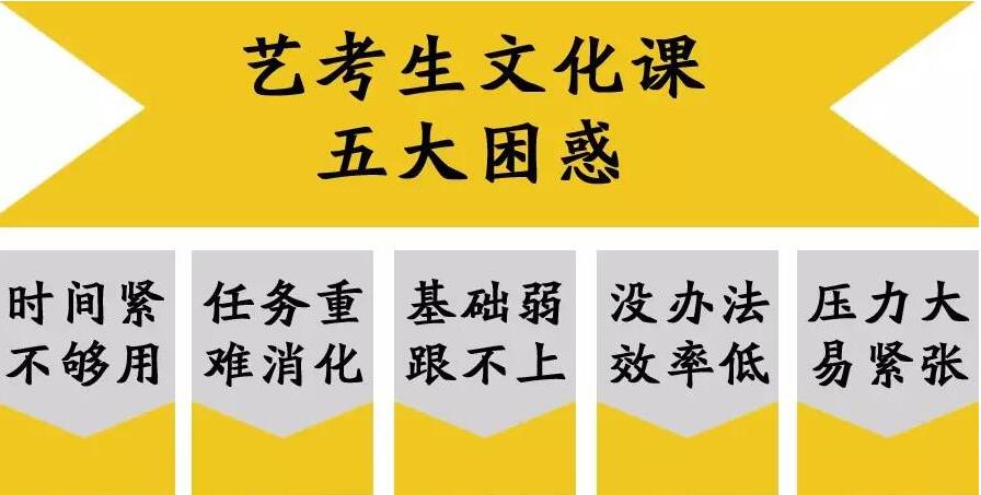 艺考文化课冲刺问题